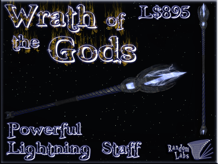 Wrath of the Gods Lightning Staff
